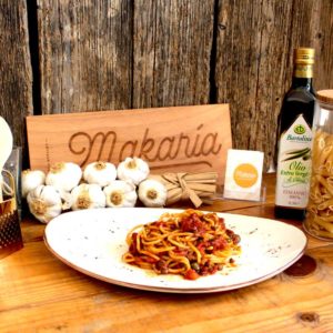 Spaghetti en salsa bella donna